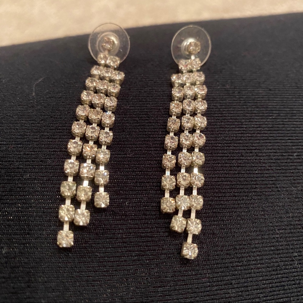 Rhinestone Dangle Earrings